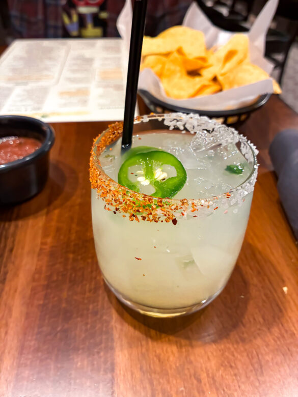 Jalapeno margarita at Mi Vida Buena